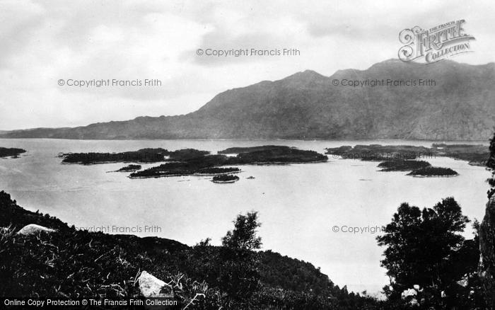Photo of Loch Maree, The Islands, From Above Talladale c.1878