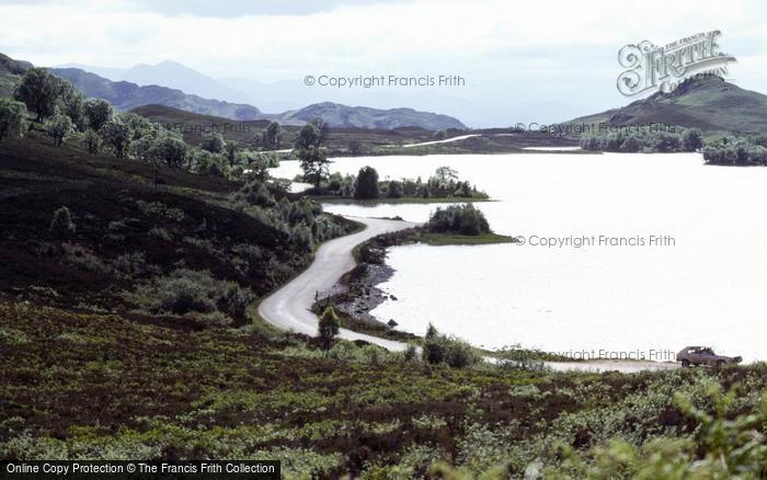 Photo of Loch Tarff, And General Wade's Old Military Road 1984