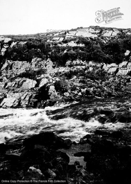 Photo of Lochluichart, Nearby Falls c.1935