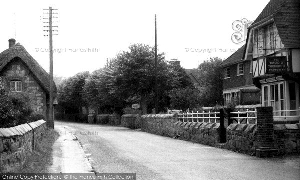 Photo of Lockeridge, The Village c.1955