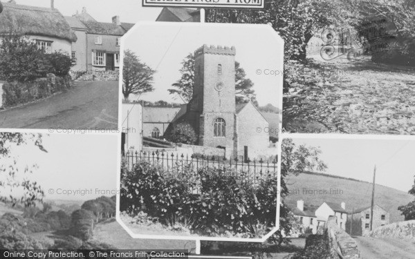 Photo of Loddiswell, Composite c.1955