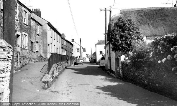 Photo of Loddiswell, Old School House And Village c.1955