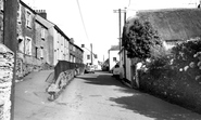 Old School House And Village c.1955, Loddiswell