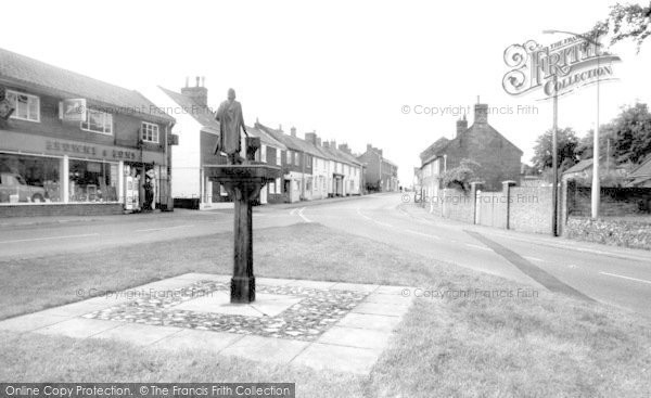 Photo of Loddon, High Street And Town Sign c.1960