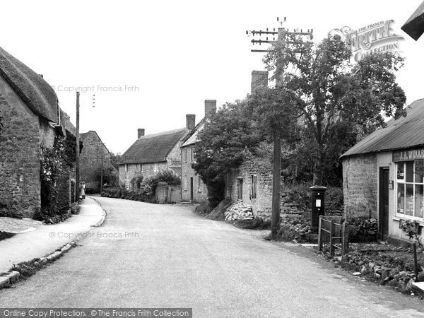 Photo of Loders, The Post Office And Village c.1955