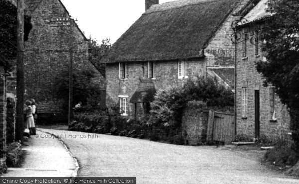 Photo of Loders, The Post Office And Village c.1955