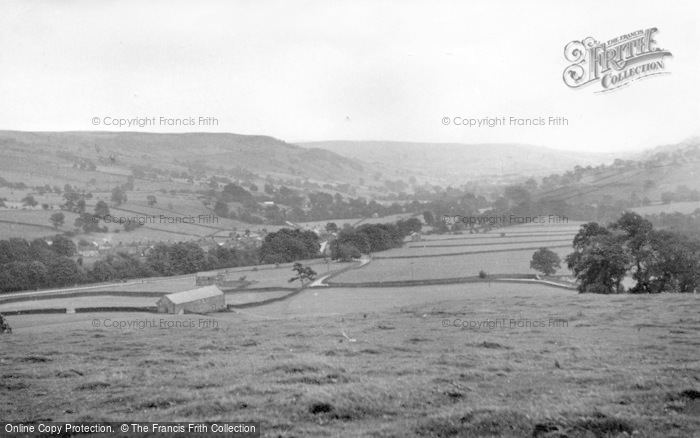 Photo of Lofthouse, Looking Down Nidderdale From Middlesmoor 1950