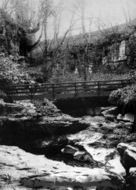 The Bridge, How Stean Gorge c.1932, Lofthouse