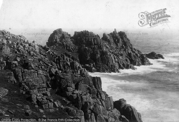Photo of Logan Rocks, 1890