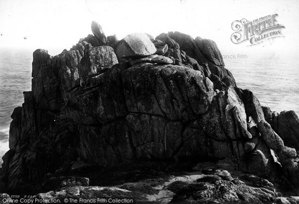 Photo of Logan Rocks, 1890