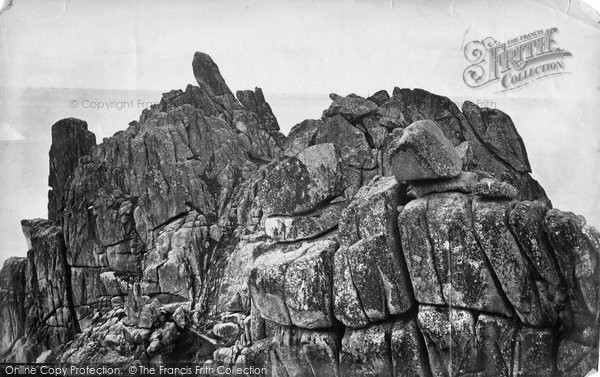 Photo of Logan Rocks, c.1871