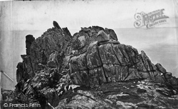 Logan Rocks, c.1875, Logan Rock