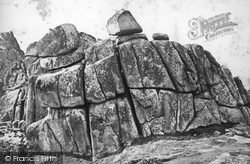 Logan Rocks, c.1875, Logan Rock