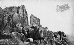 Logan Rocks, c.1876, Logan Rock