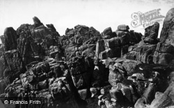 Logan Rocks, c.1880, Logan Rock