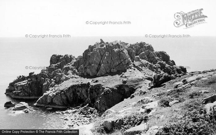 Photo of Logan Rocks, c.1955