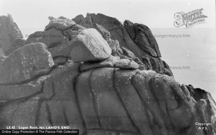 Photo of Logan Rocks, c.1955
