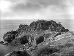 Logan Rocks, Castle Treen And The Scilly Boat 1928, Logan Rock