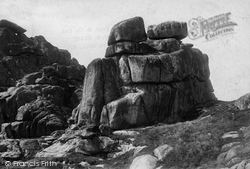 Logan Rocks, Logan Stone 1890, Logan Rock