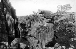 Logan Rocks, Logan Stone 1890, Logan Rock