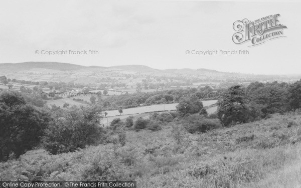 Photo of Loggerheads,  Alyn Valley Looking Towards Cilician c.1965