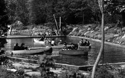 Boating On The Lake c.1935, Loggerheads