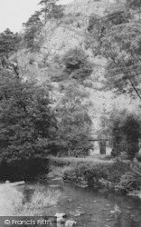 River Alyn And Cliffs c.1965, Loggerheads