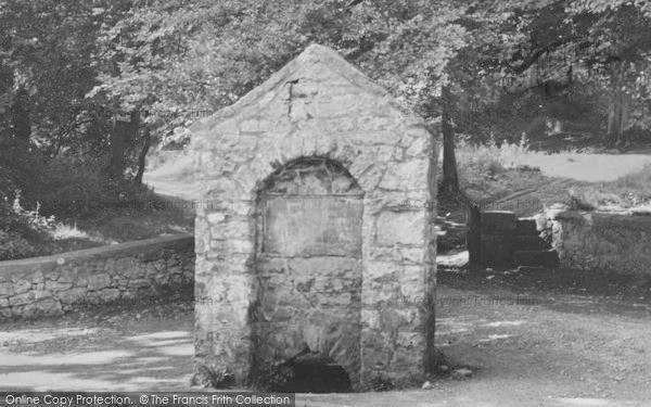 Photo of Loggerheads, The Boundary Stone c.1960