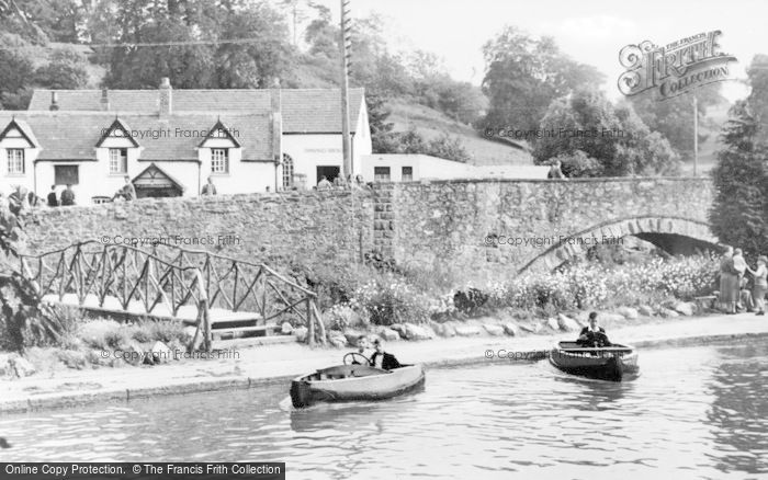 Photo of Loggerheads, The Lake And Inn c.1960