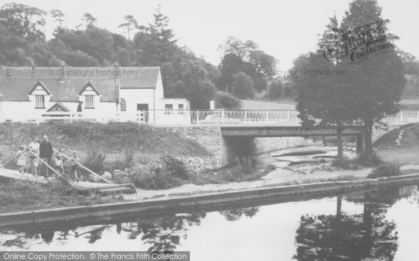 Photo of Loggerheads, The Lake And Inn c.1965