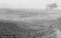 Vale Of Clwyd From Foel Fenlli Ramparts c.1960, Loggerheads