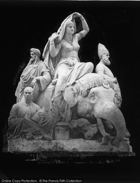 Photo of London, Albert Memorial, The Asia Sculpture c.1867