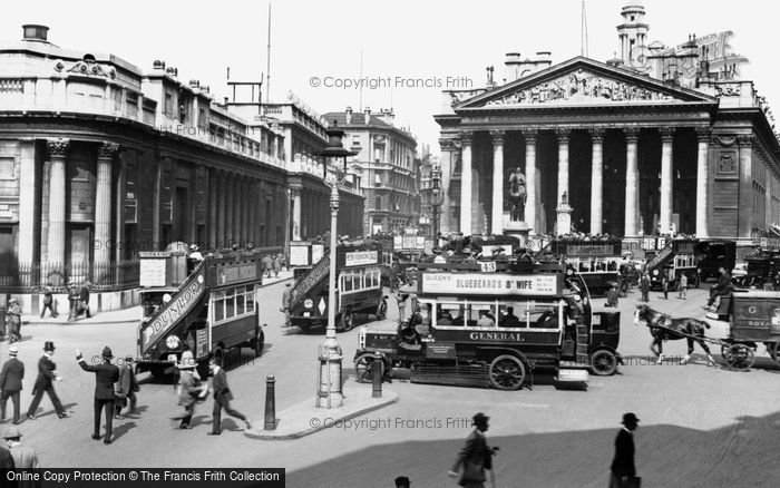 Photo of London, Bank Of England And The Royal Exchange c.1910
