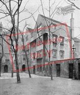 Barnard's Inn, The Courtyard c.1895, London