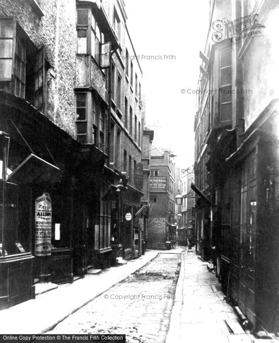 Photo of London, Bell Yard, Fleet Street c.1875