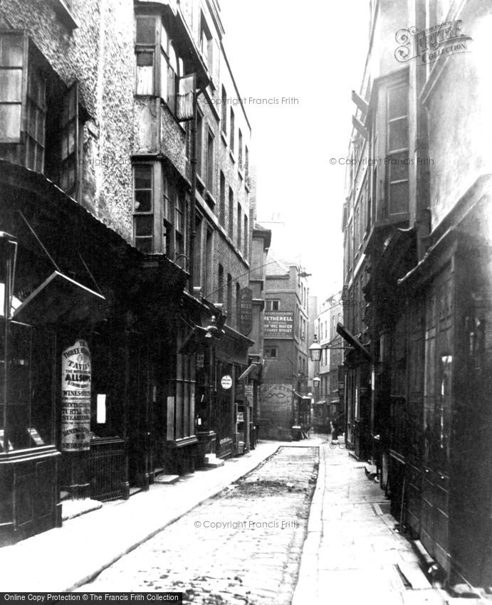 London, Bell Yard, Fleet Street c1875