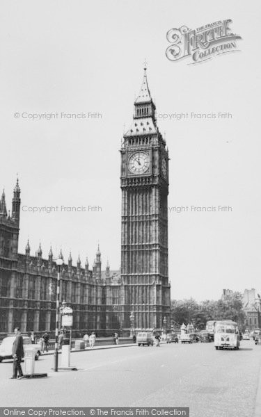 Photo of London, Big Ben c.1960