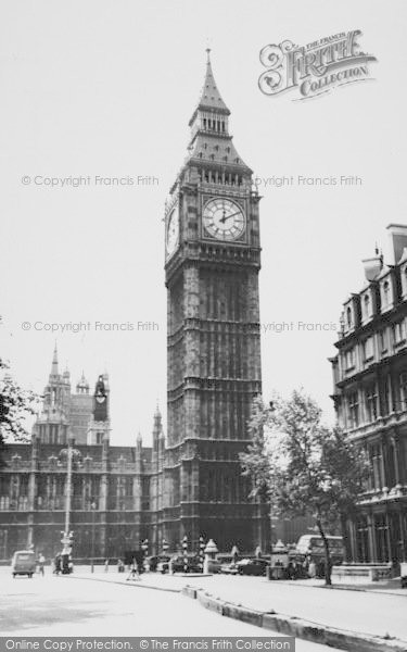 London, Big Ben c1960 Photo of London, Big Ben c.1960