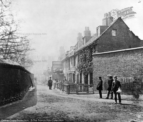 Photo of London, Bishop's Walk, Lambeth c.1850