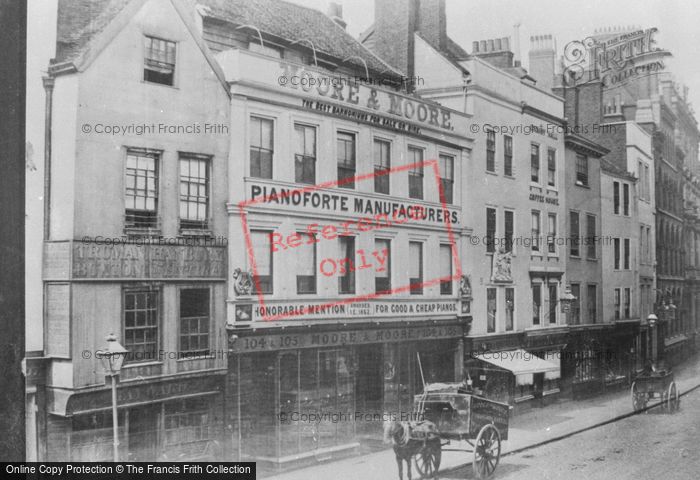 Photo of London, Bishopsgate Street c.1875