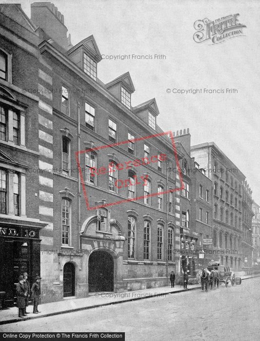 Photo of London, Bishopsgate Street (Within), Baring's Bank c.1895
