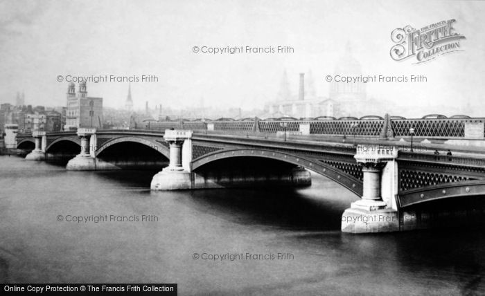 Photo of London, Blackfriars Bridge 1890