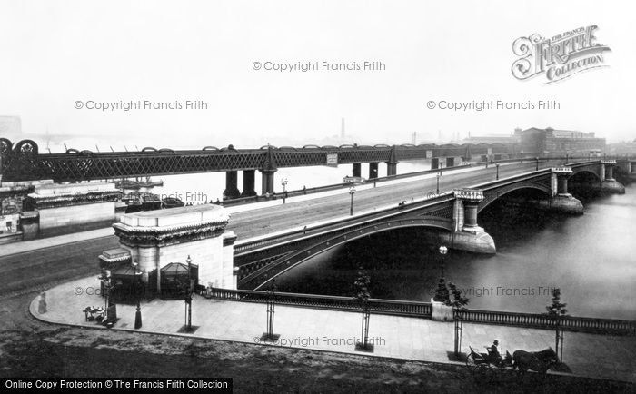 Photo of London, Blackfriars Bridge c.1880