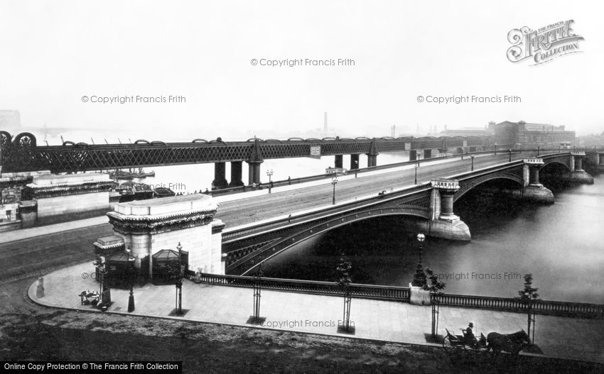 London, Blackfriars Bridge c1880