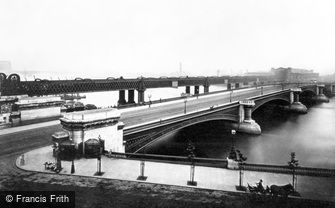 London, Blackfriars Bridge c1880