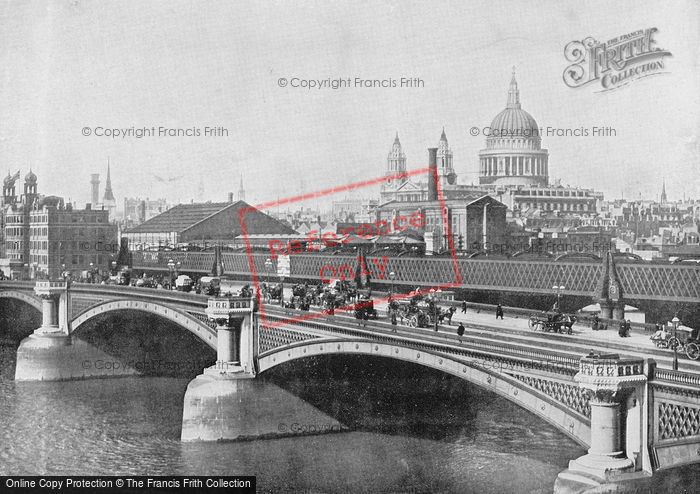Photo of London, Blackfriars Bridge c.1895