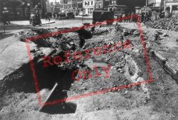 Bomb Crater c.1940, London
