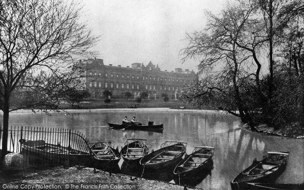 Photo of London, Buckingham Palace From St James's Park c.1890