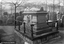 Bunhill Fields Cemetery, John Bunyan's Tomb c.1890, London