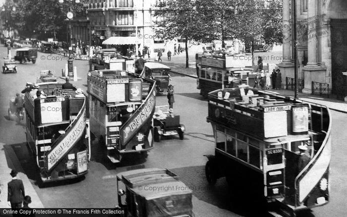 Photo of London, Buses At Marble Arch c.1915
